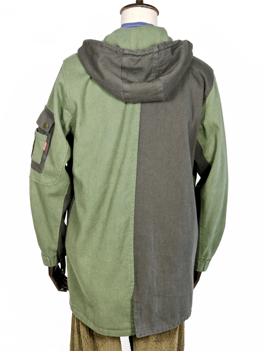 Outwear - Double-Color Long Hoodie Outwear