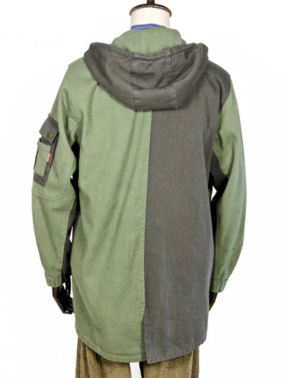 Outwear - Double-Color Long Hoodie Outwear